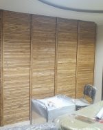 پارتیشن یا پاراوان چوبی 50 در 180 سانت - تصویر 3