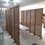 پارتیشن چوبی فاصله دار 50 در 180 سانت