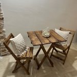 میز و صندلی تاشو چوبی مسافرتی