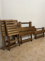 میز و صندلی 4 نفره تاشو نیمکت دار - تصویر 4