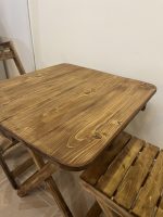 میز و صندلی چوبی تاشو مسافرتی - تصویر 2