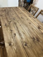 میز و صندلی تاشو چوبی 6 نفره با صندلی پشت دار - تصویر 3